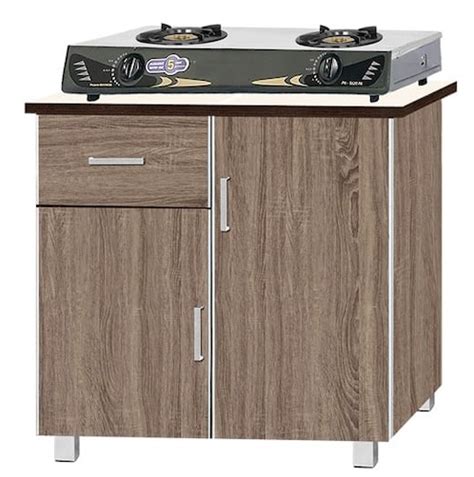 kitchen gas table with storage